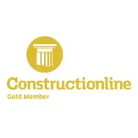Constructionline Gold Member logo in yellow.